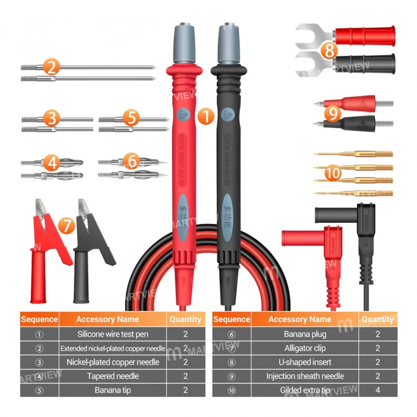 aneng pt1028-22-in-1-1000v-professional-universal-multimeter-combination-test-lead-set-2