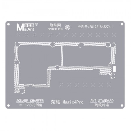 MaAnt 0.12mm Middle Layer BGA Reballing Stencils for Huawei Honor Magic Series