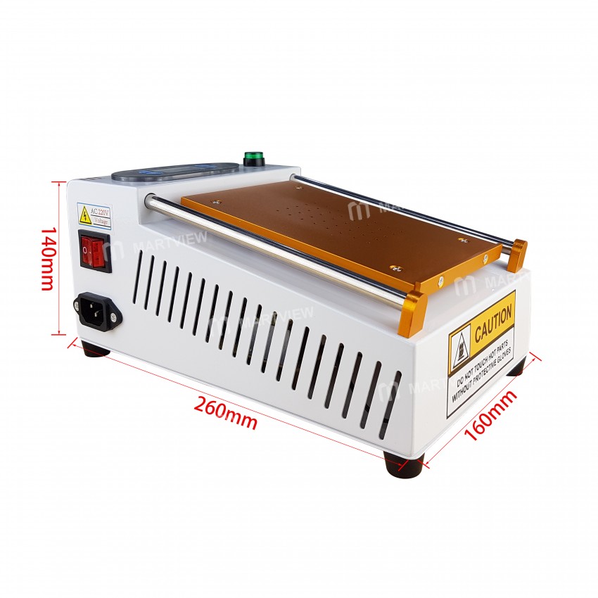 Martview VS-01 7inch Built-in Vacuum Pump Level LCD Screen Separator - Malaysia
