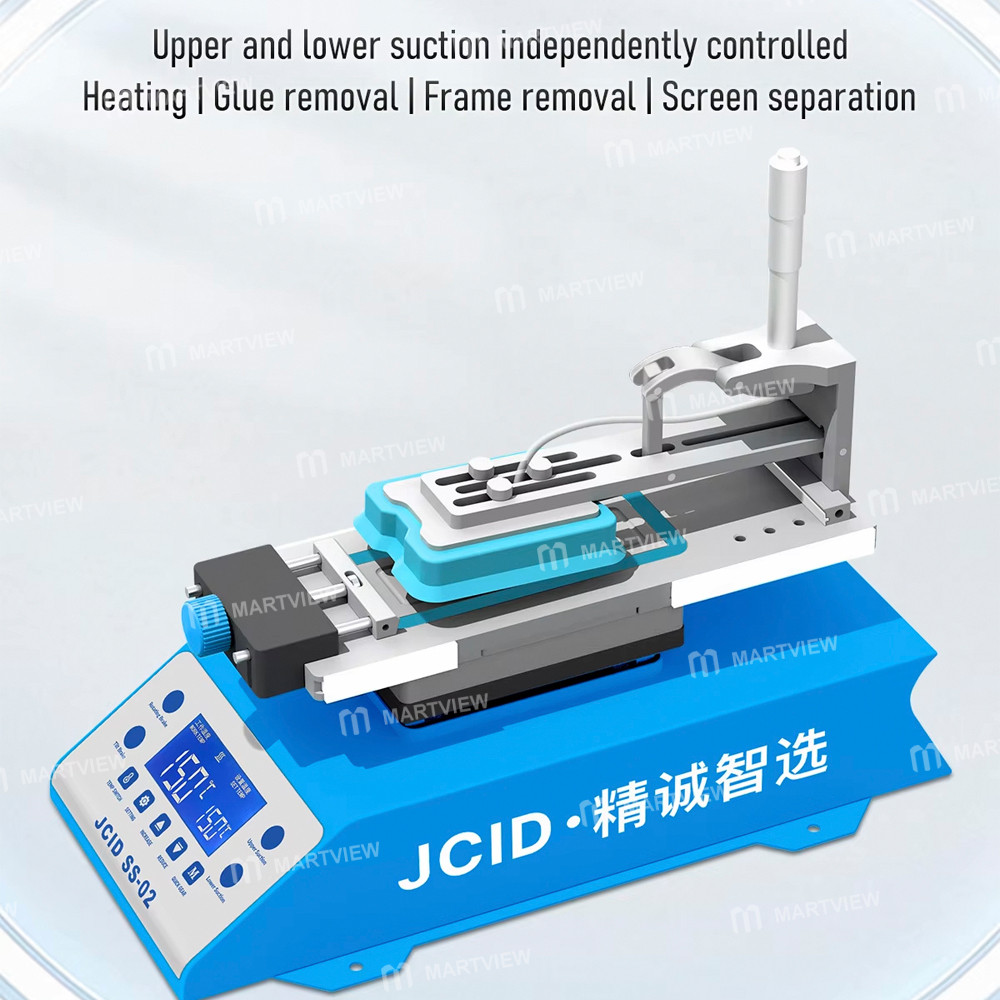 jcid ss-02-360-rotating-multi-functional-mobile-phone-screen-heating-separator-built-in-dual-pumps-8
