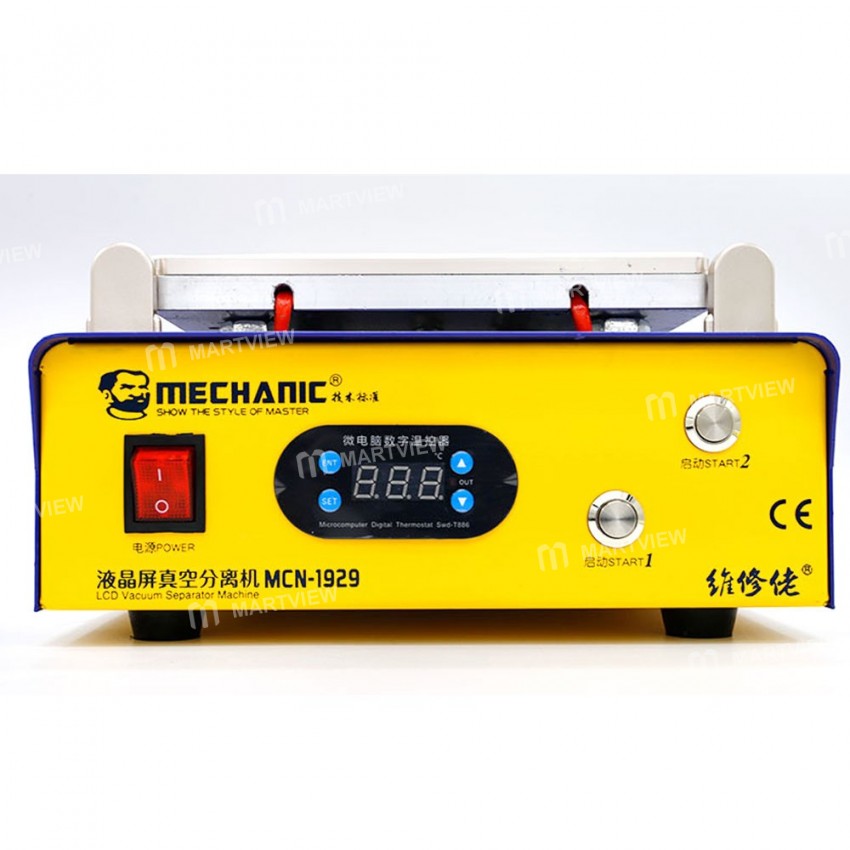 Mechanic MCN-1929 220V 500W 14inch LCD Screen Vacuum Separator Machine for Mobile Phone iPad Tablet