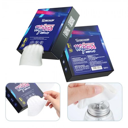 Mechanic Static-free Fiber Dust-free Wiping Cloth for LCD Screen / Glass - 50Pcs