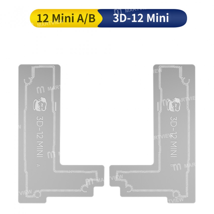 Mechanic 3D Middle Layer Motherboard Double-sided Reballing Stencil for iPhone 12 Full Series