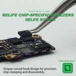 Relife RT-14LA Precision Steel Curved Tweezer