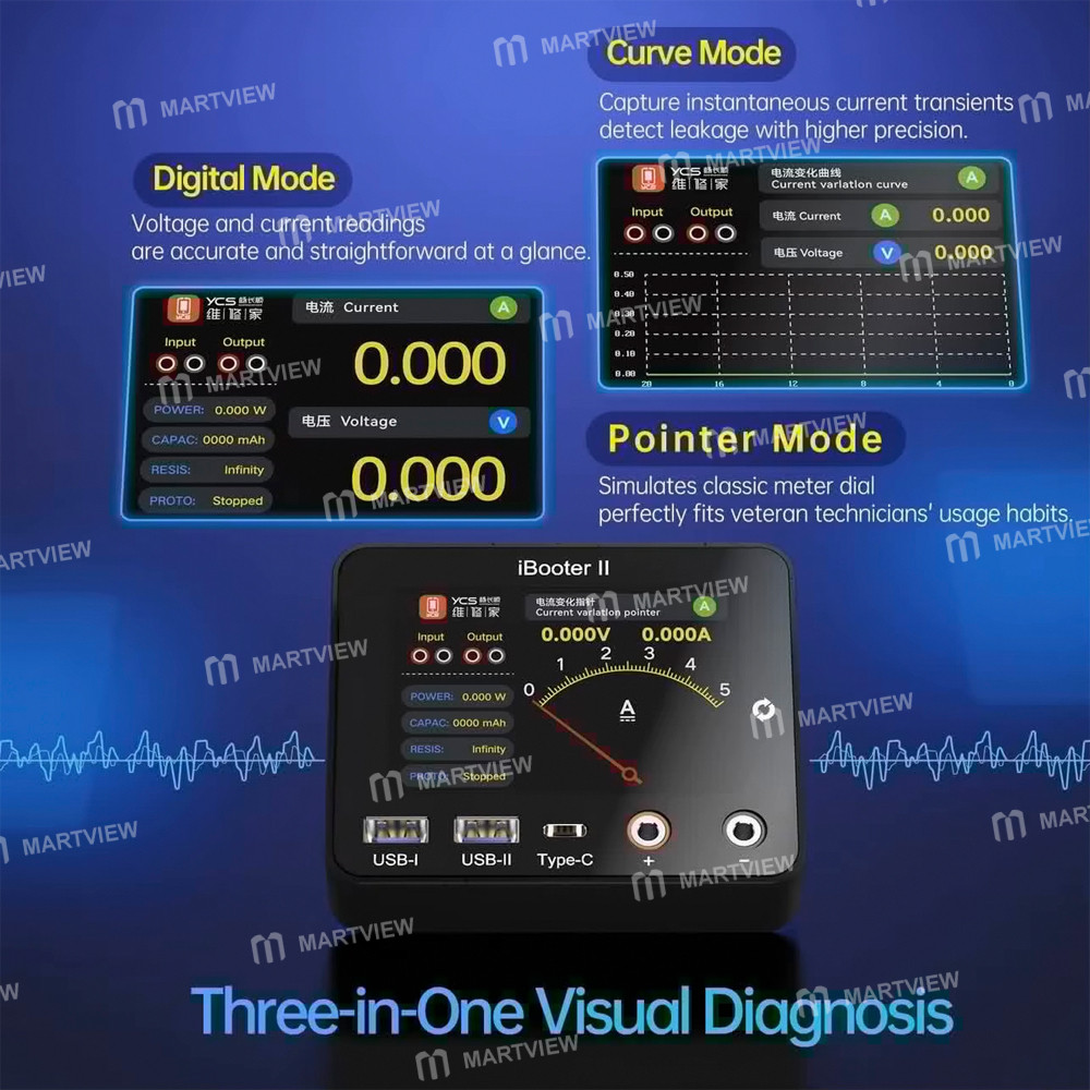 ycs ibooter-ii-30v-5a-3-in-1-visual-diagnosis-power-on-current-analyzer-5