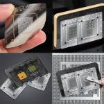 WL A6 A7 A8 A9 A10 A11 A12 CPU NAND Baseband Reballing Stencil Net Platform Positioning Plate Magnet