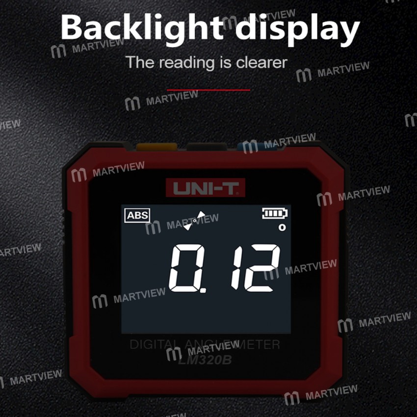 UNI-T LM320A / LM320B Magnetic Backlight Electronic Digital Protractor