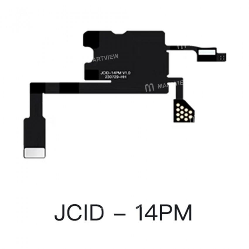 jcid v1se-v1s-pro-earpiece-receiver-fpc-test-flex-cable-for-iphone-14-series-face-id-repair-6