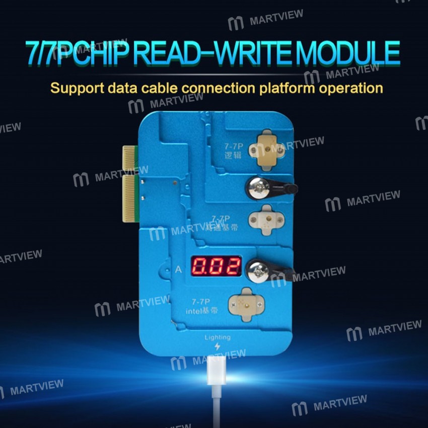 JC iPhone 7 / 7 Plus Baseband (Intel Qualcomm) Logic EEPROM IC Reading / Re-writing Module (no need