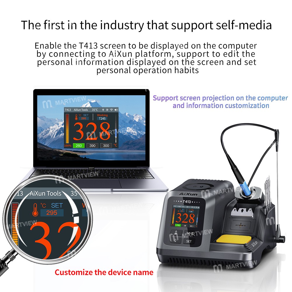 aixun t413-200w-integrated-intelligent-precision-soldering-station-compatible-t210t245t225-handle-9