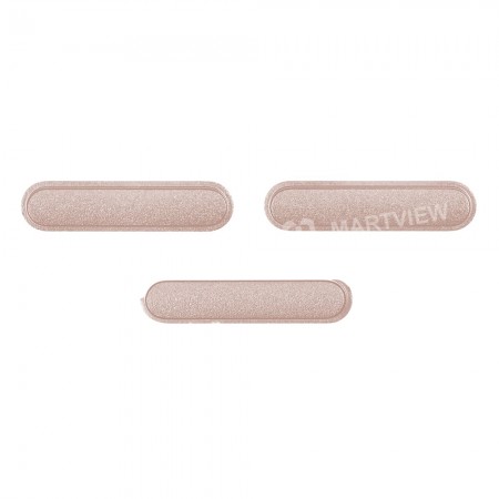 Replacement side button set for iPad Mini 5 rose gold