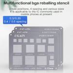 ugain 012mm-universal-solder-multi-purpose-bga-stencil-03-035-04-05-parallel-45-degree-hole-5
