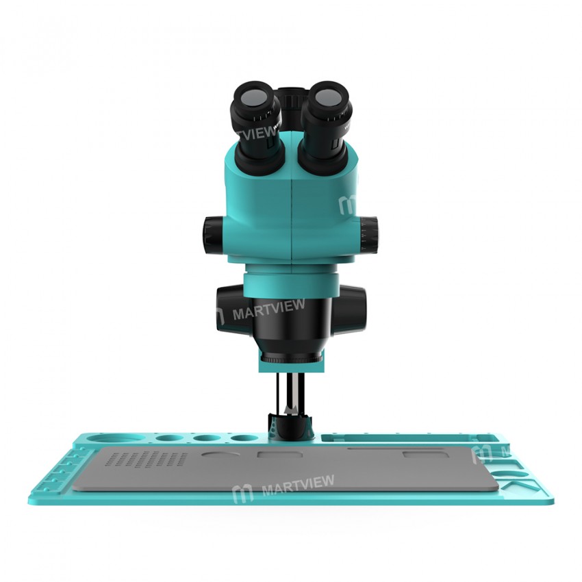 RF4 RF-6565TVD2 6.5-65X Adjustable Trinocular Zoom Stereo Microscope Workbench