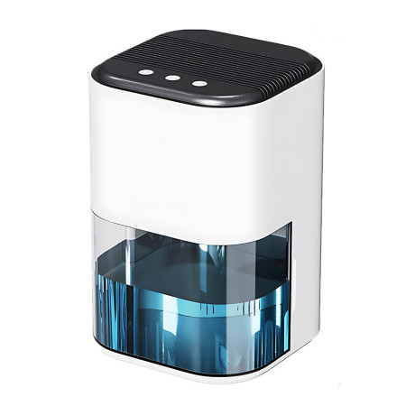 Home Dehumidifier with Colourful Light 70oz Small Dehumidifier with Auto Shut Off Silent Sleep Mode Crawl Space Dehumidifier for 200 sq ft Basement Bedroom Bathroom Cupboard