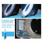 Sunshine SS-033 LED Microscope Ring Light Source with 56 LED for Stereo Microscope