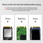 Lenovo M-01 / M-02 M.2 to USB 3.1 Gen 2 SSD Enclosure for NGFF SATA / NVMe PCI-E SSD