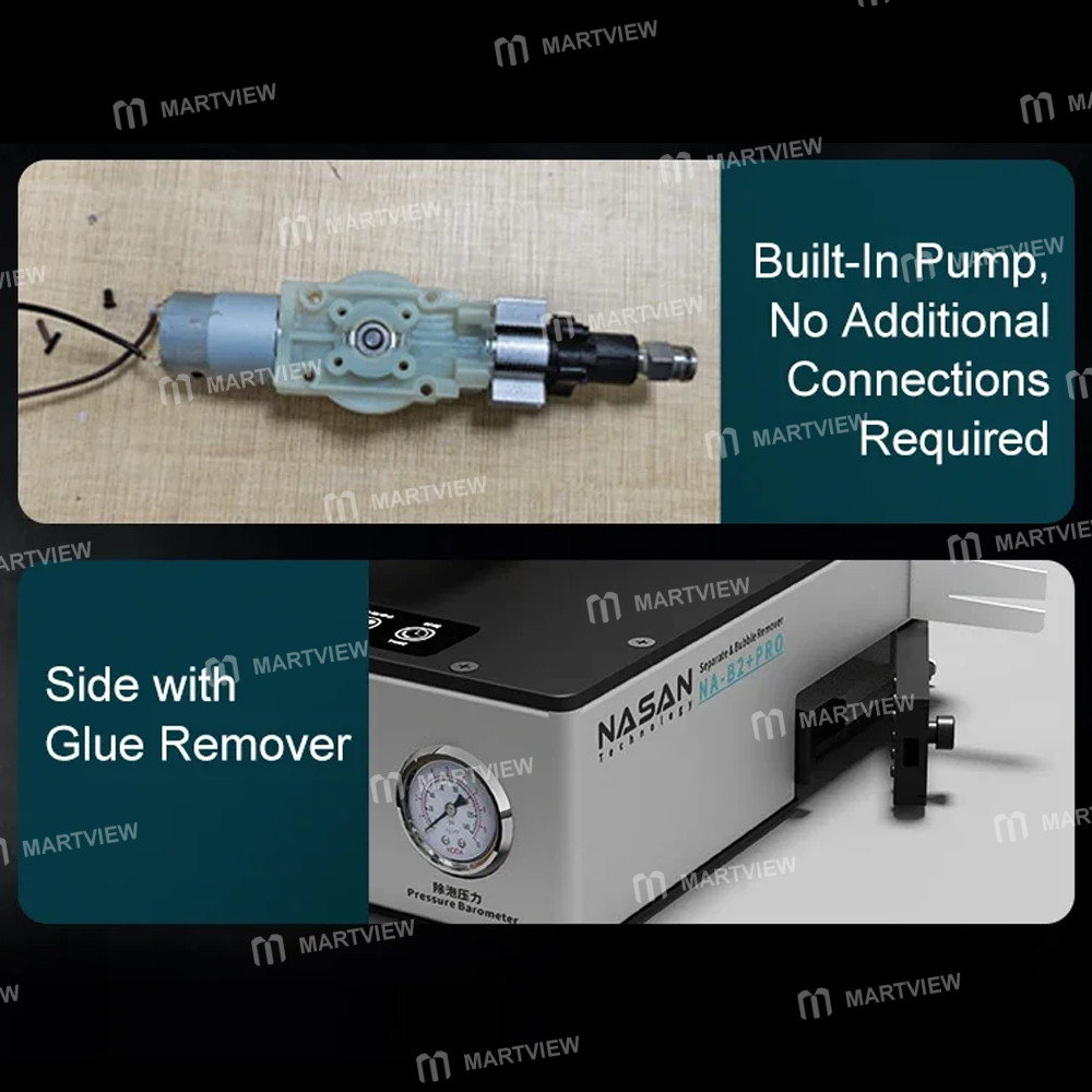 nasan na-b2-pro-2-in-1-8-inch-multi-function-bubble-remover-separator-machine-built-in-air-compresso
