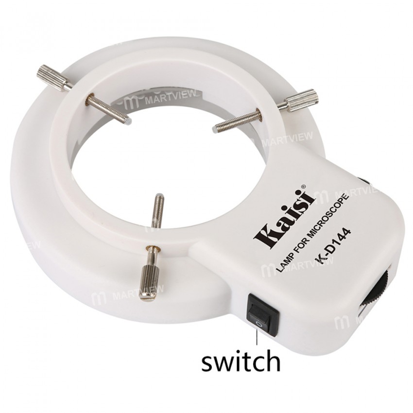 Kaisi 56 / 64 / 72 / 144 LED Adjustable Ring Illuminator Lamp for Stereo Zoom Microscope