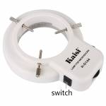 Kaisi 56 / 64 / 72 / 144 LED Adjustable Ring Illuminator Lamp for Stereo Zoom Microscope