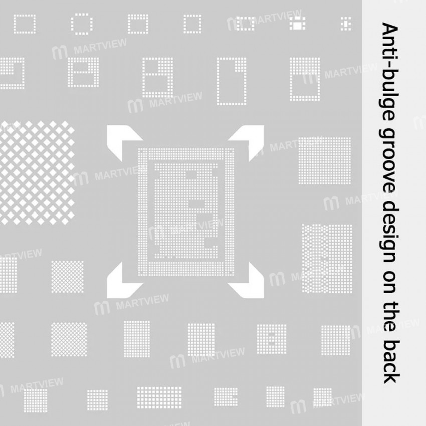 18 Kinds CPU BGA IC Reballing Stencil Kits for Xiaomi Phones