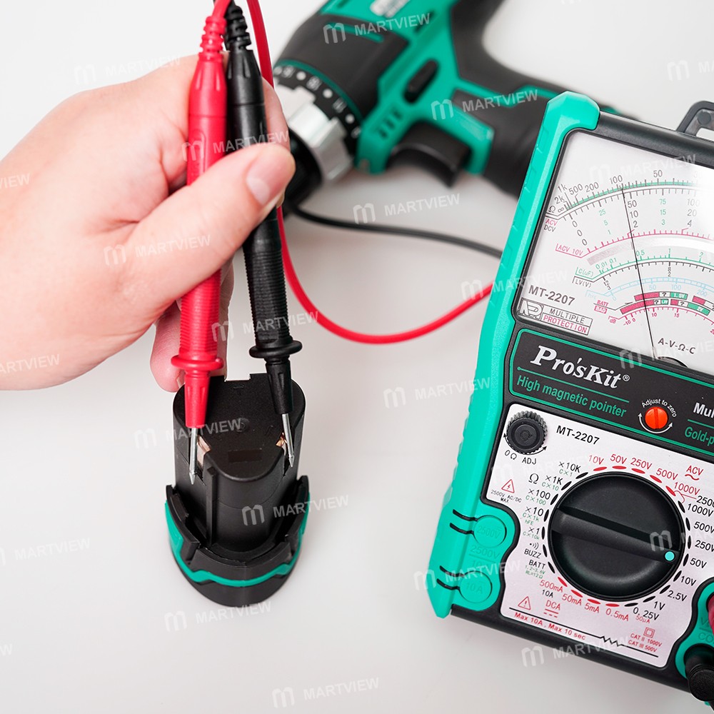 proskit mt-2207-c-internal-magnetic-anti-burning-anti-false-test-pointer-type-mechanical-multimeter-