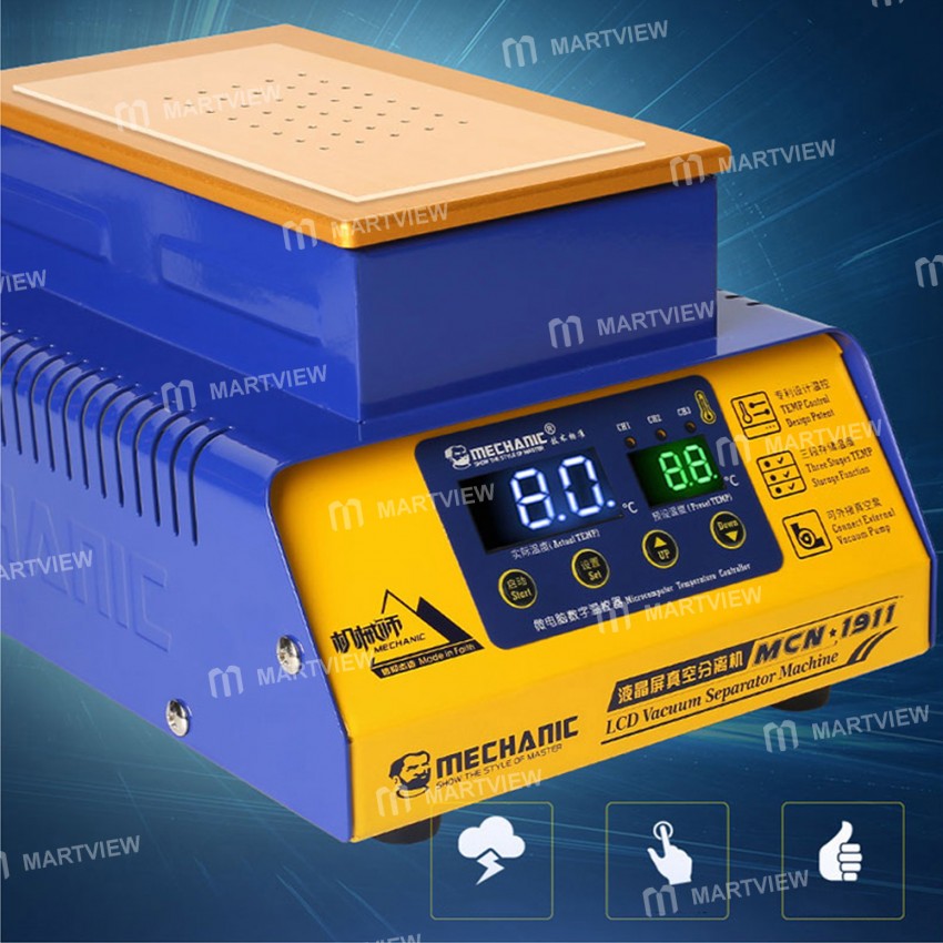 Mechanic MCN-1911 Built-in Vacuum Pump 7-inches LCD Touch Screen Separator Machine with Auto Sleep