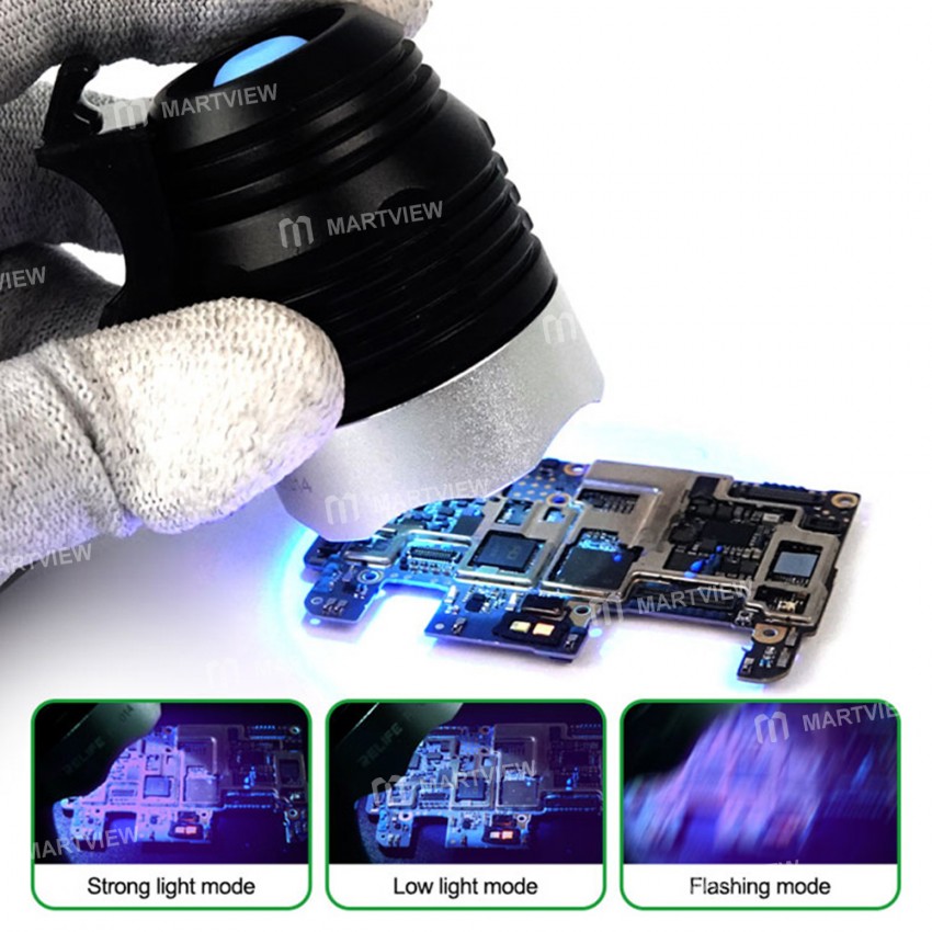 Relife RL-014 5W USB Interface 3 level Adjust Dual-core UV Curing Lamp