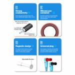 Tuoli TL-10S Universal Superfine Multimeter Probe Test Pen - 2Pcs