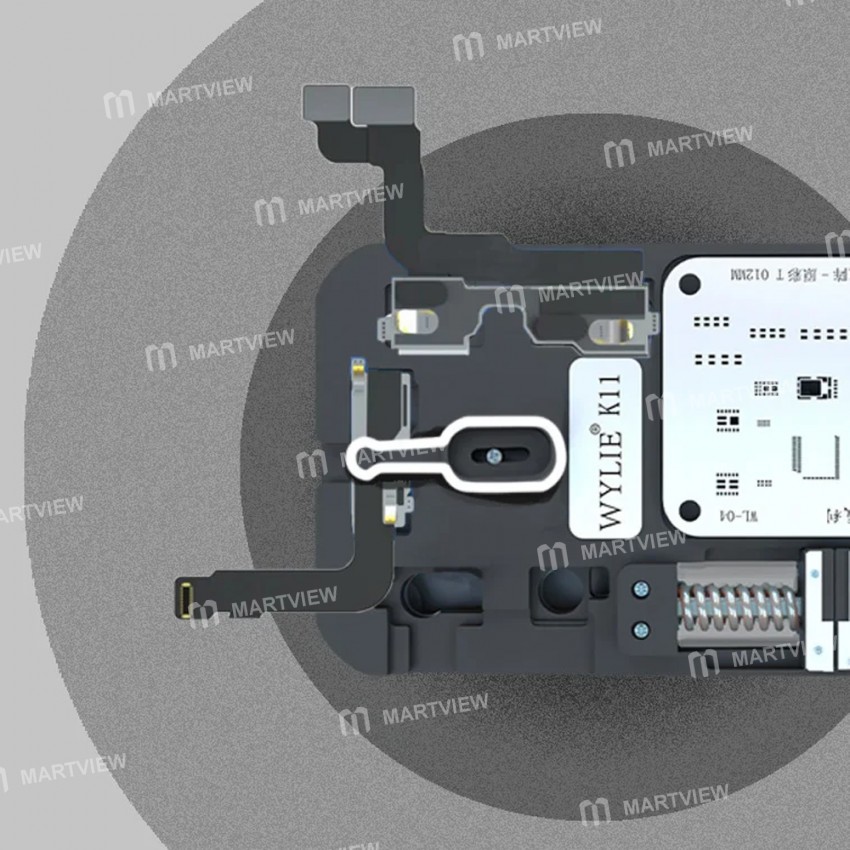 wylie k11-face-id-dot-matrix-calibrate-fixture-with-stencil-for-iphone-x-to-15pro-max-6