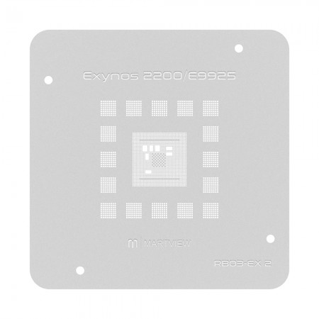 Martview RB03-EX2 CPU BGA Reballing Stencil for Samsung Exynos 2200 / E9925