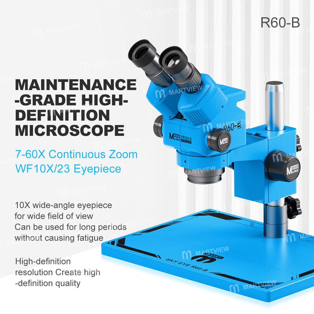maant r60-b-7-60x-continuous-zoom-binocular-stereo-microscope-with-aluminum-alloy-base-2