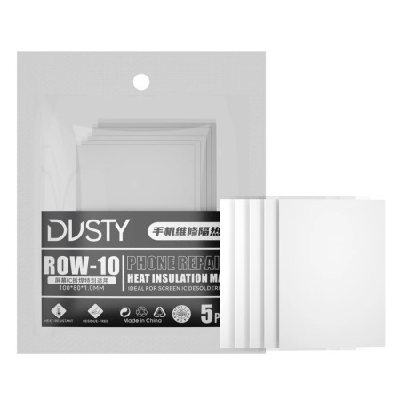 DUSTY ROW-10 LCD Screen IC Transplant Protective Thermal Safety Insulation Pad - 10Pcs