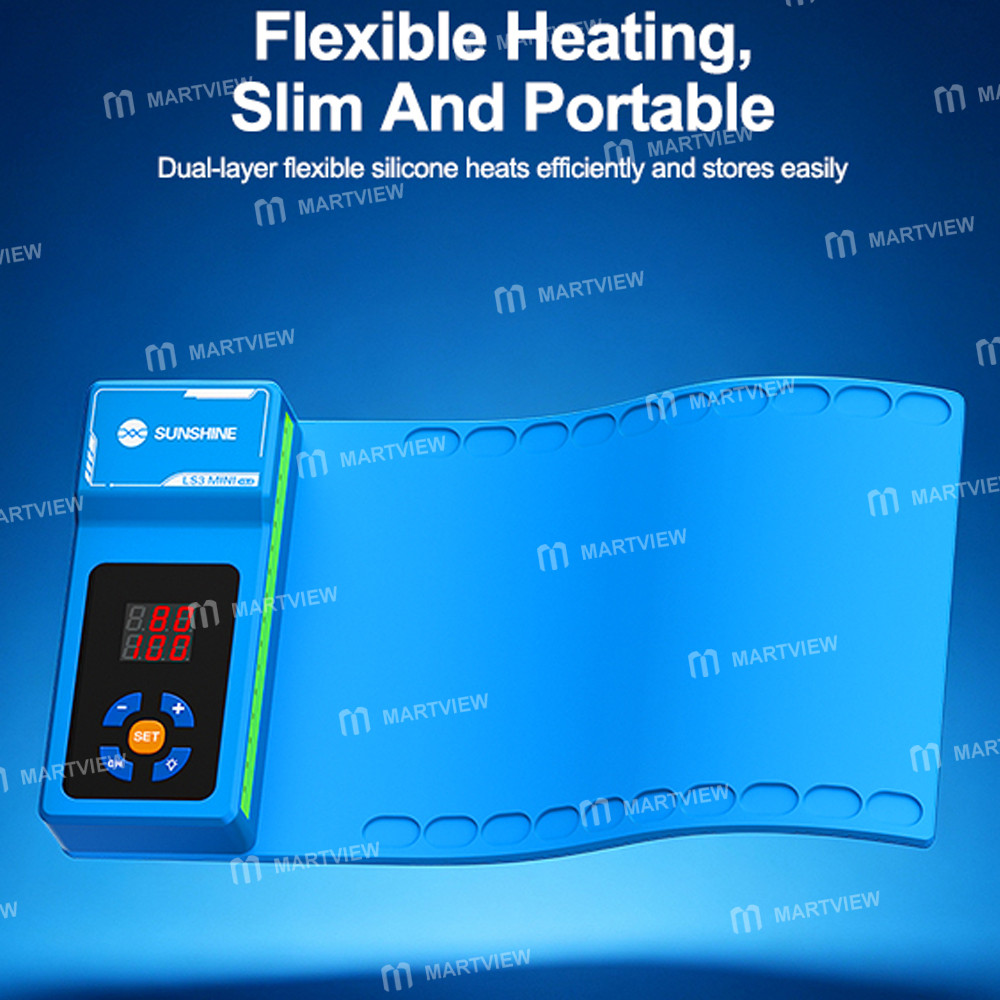 sunshine ls3-mini-v20-105-inch-lcd-screen-remover-heating-separator-pad-with-green-dust-detection-14
