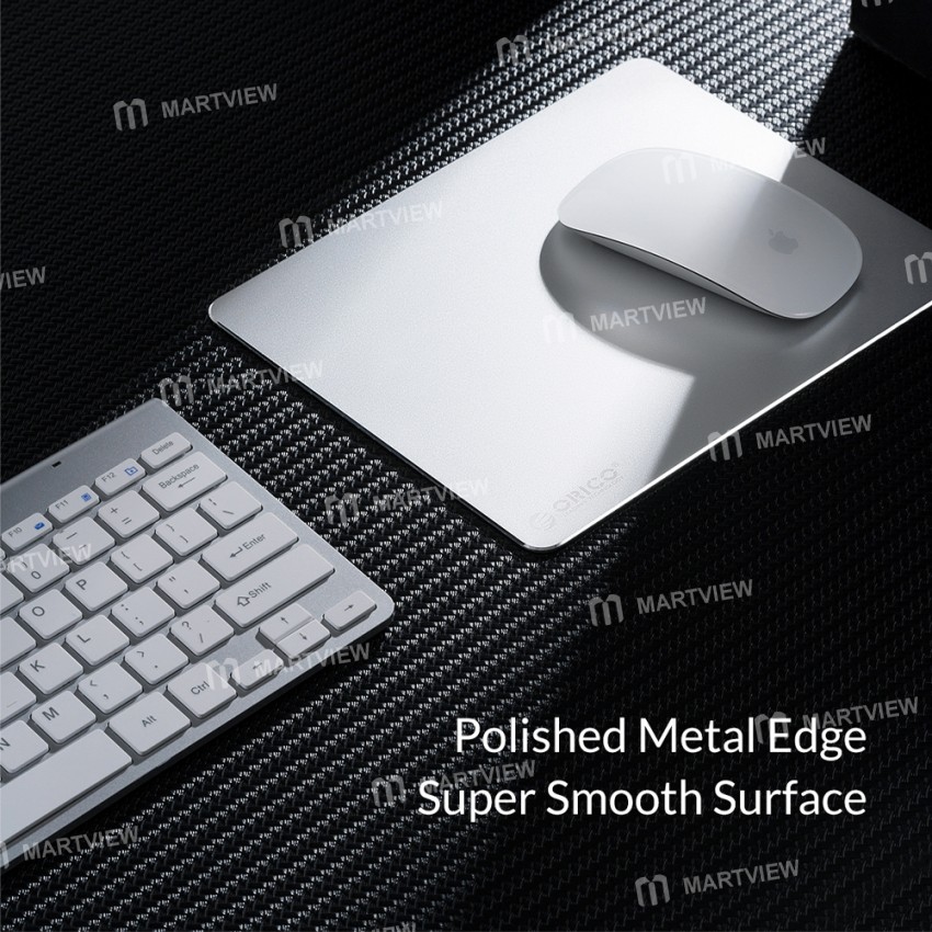 Orico Portable Double Side Waterproof Ultrathin Metal Aluminum Mouse Pad