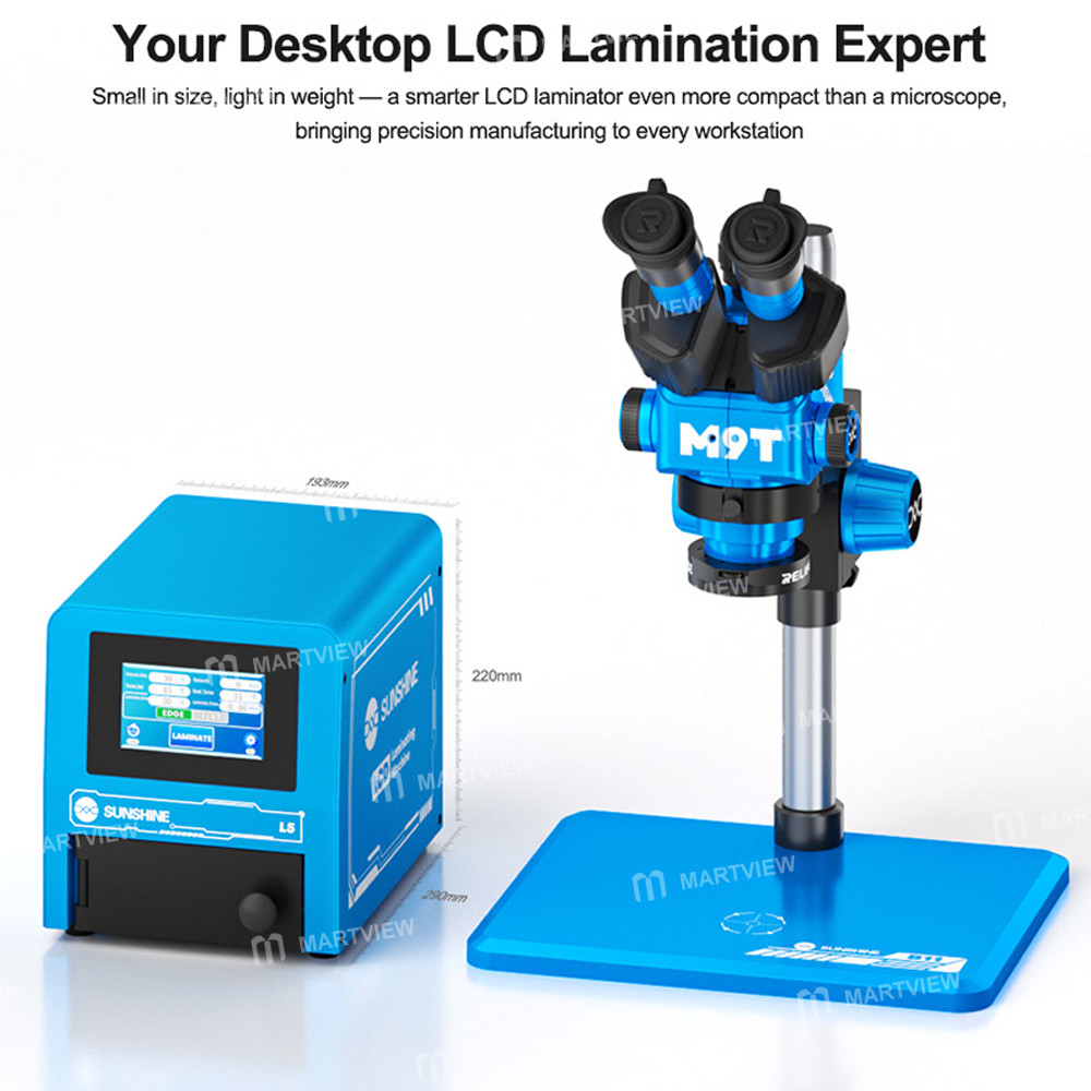 sunshine l5-8-inch-smart-mini-lcd-screen-laminator-for-flat-curved-screens-with-oca-adhesive-laminat