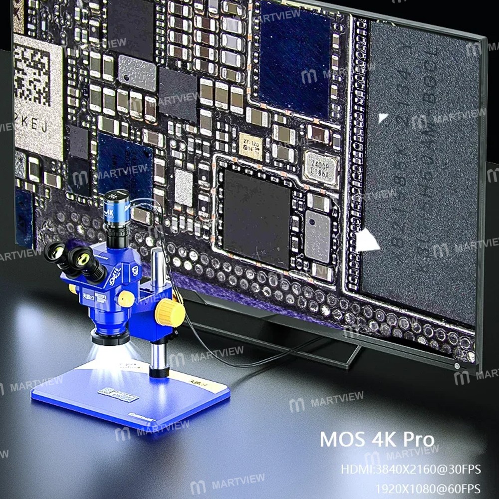 mechanic e3-b11-7x-60x-simul-focal-trinocular-stereo-zoom-microscope-with-b11-big-base-11
