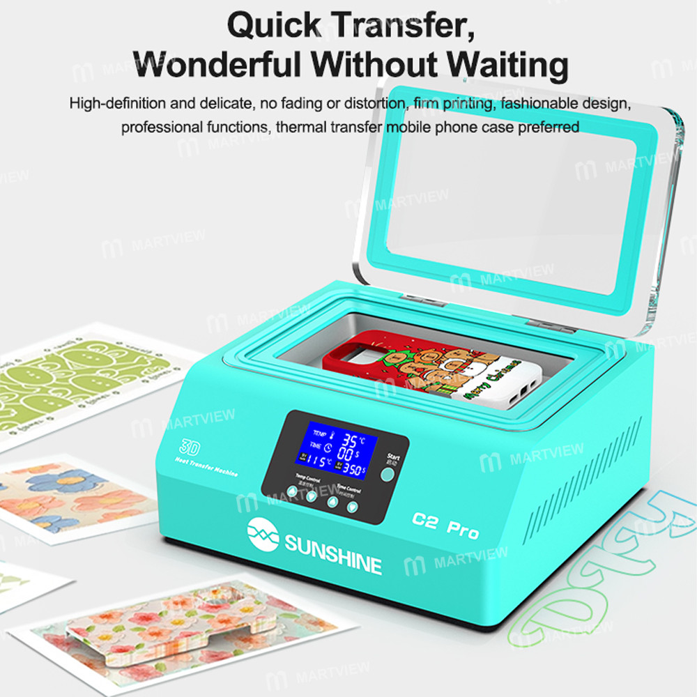 sunshine c2-pro-95-inch-smart-3d-thermal-transfer-machine-diy-for-custom-mobile-phone-cover-shell-11