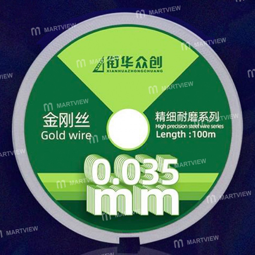 xhzc 100m-high-precision-wear-resistant-series-mobile-phone-lcd-screen-special-cutting-wire-1
