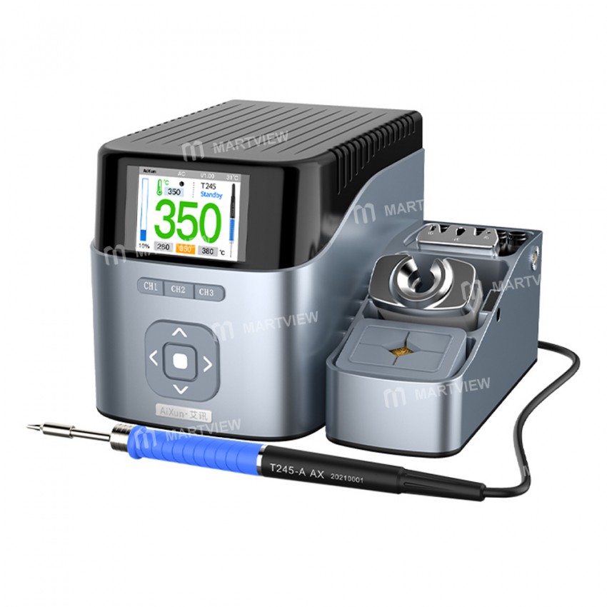 aixun t435-led-display-dual-channel-smart-soldering-station-for-mobile-phone-bga-repair-2