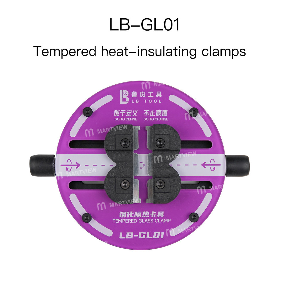 luban lb-gl01-heat-insulating-ring-shaped-tempered-glass-motherboard-repair-fixture-2