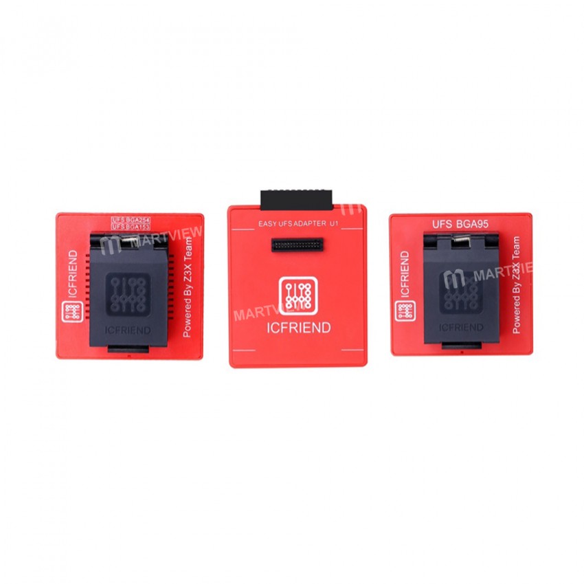 3 in 1 UFS BGA254 BGA153 BGA95 ICFriend Socket for Easy Jtag Plus Box
