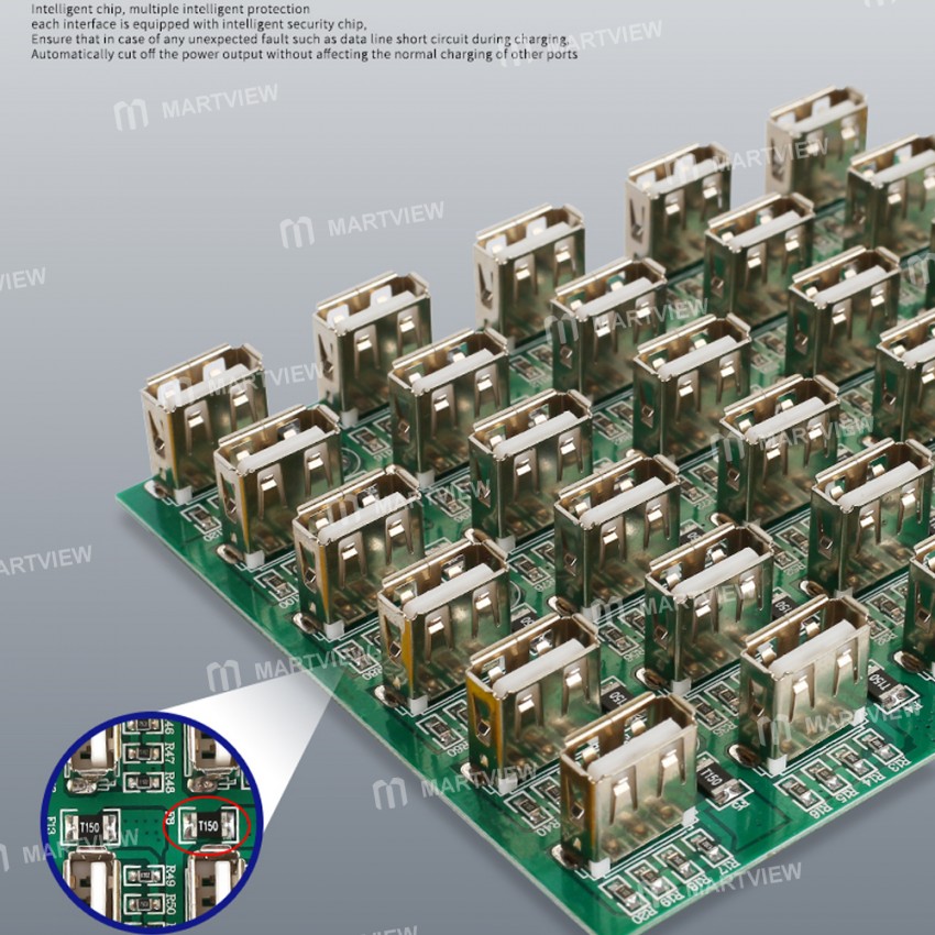 Mechanic iCharger 60 USB Multiport Fast Charger - 60 Port