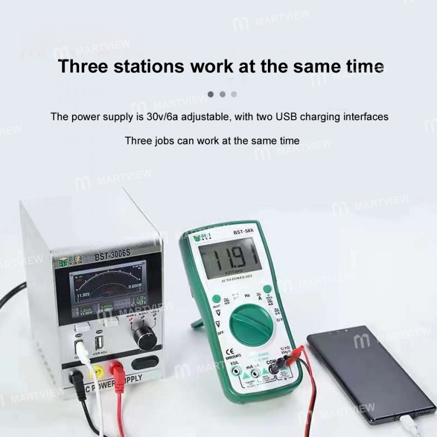 BST-3006S 30V/6A HD Digital Display Maintenance Adjustable DC Stabilized Power Supply