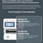 TBK 108C Curved Screen Vacuum OCA Laminate Defoaming Machine for Samsung Edge Note 10 S8 S8Plus S9 N