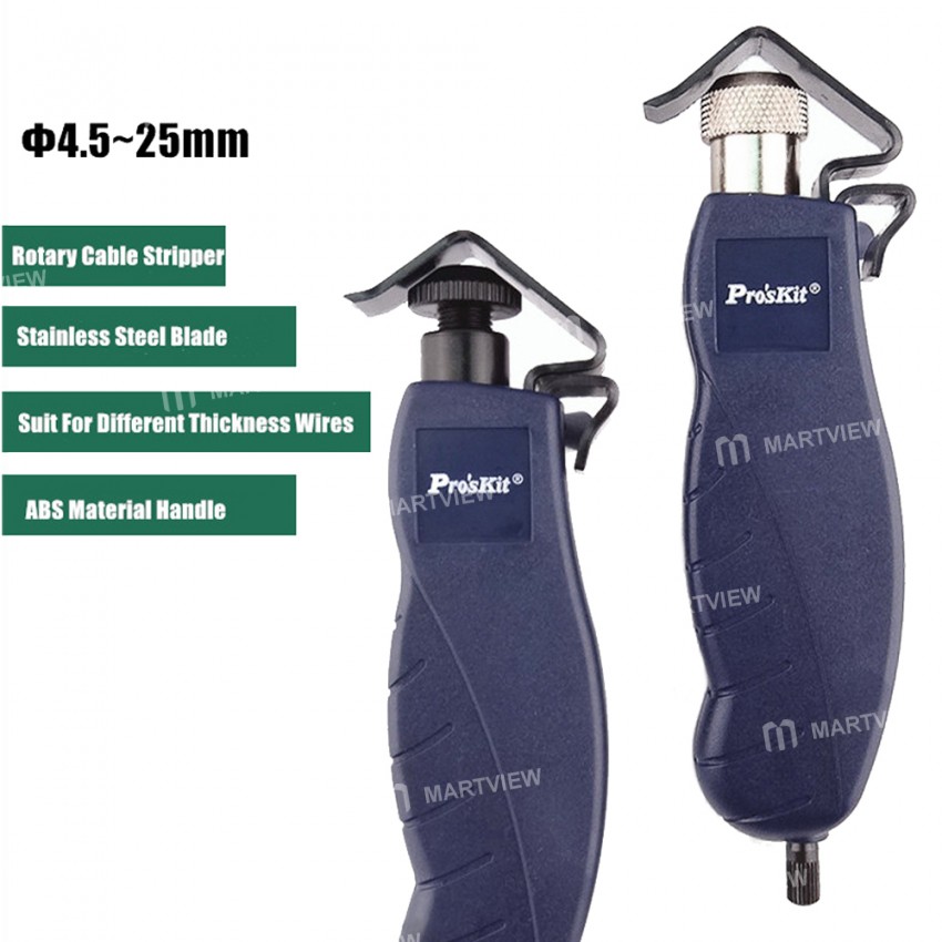 Pro'sKit 8PK-325 / 8PK-325B Cable Ringing Slitting Tool for 4.5-25mm Diameter Cable