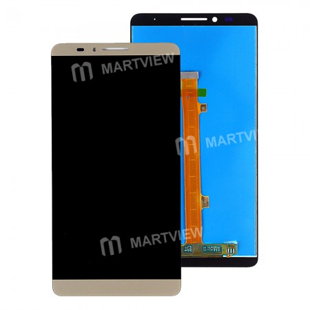 LCD Display Touch Screen Digitizer Assembly Replacement for Huawei Mate 7 - Gold