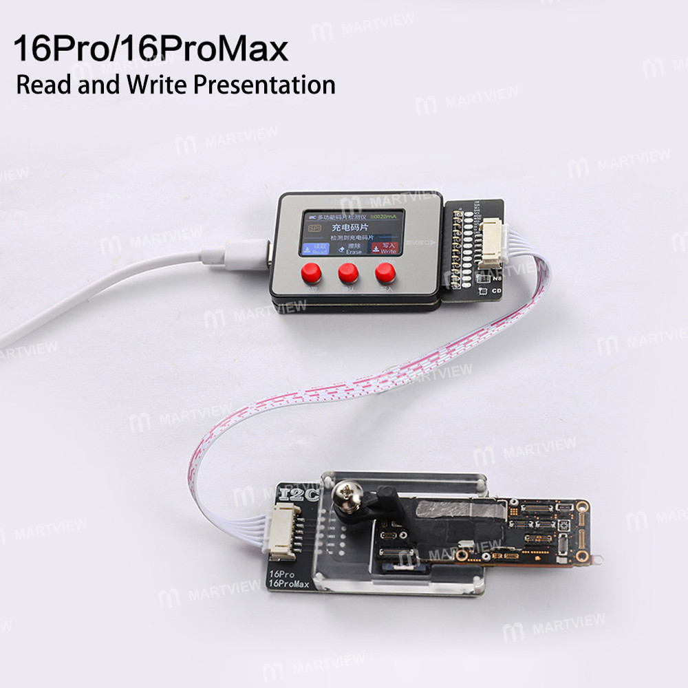 i2c m15se-m16se-snap-on-code-chip-reading-writing-fixture-for-iphone-15-16-9