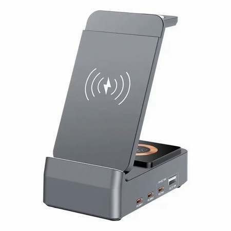 WT-258 Magnetic Wireless Charger Holder for Cell Phones / Watches / Headphones