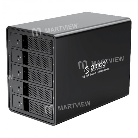 Orico 95 Series Multi-Bay 3.5'' SATA to USB3.0 HDD Aluminum Docking Station Built-in Power Supply