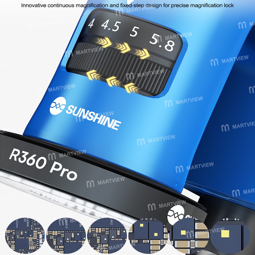 sunshine r360-pro-7x-45x-foldable-rotatable-eye-distance-adjustment-integrated-microscope-12